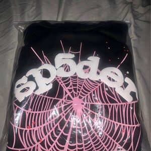 Black and Pink Graphic Hoodie